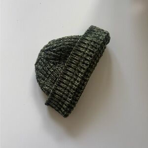 Olive Green Knit Beanie